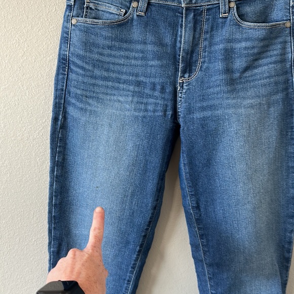 PAIGE | Anthropologie Skyline Ankle Peg Jeans Size 28 Medium Wash - Picture 8 of 12